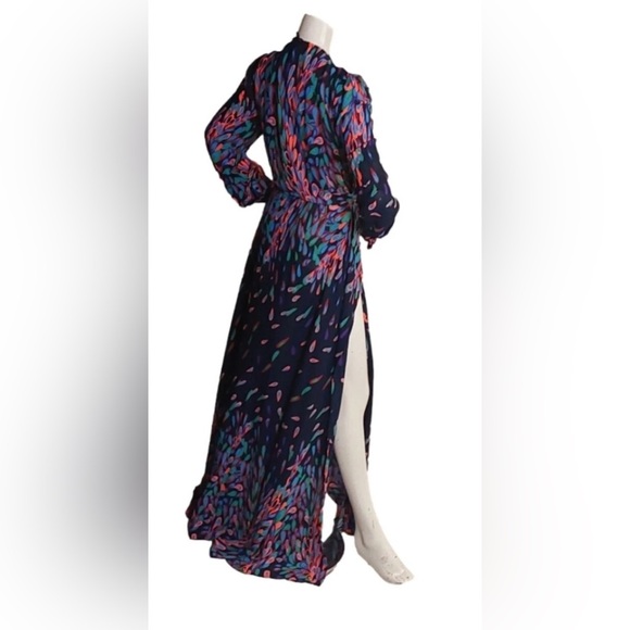 Fashion Nova Colorful Abstract Maxi Dress - Picture 3 of 5